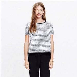 Madewell windowpane shirt xs